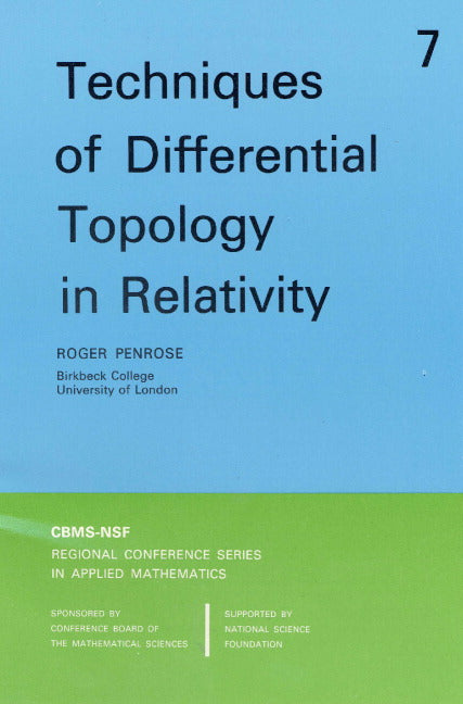 Techniques of Differential Topology in Relativity (Paperback / softback) 9780898710052