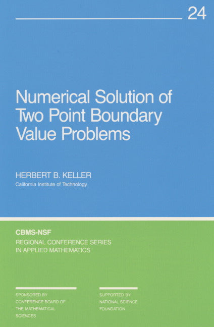 Numerical Solution of Two Point Boundary Value Problems (Paperback / softback) 9780898710212