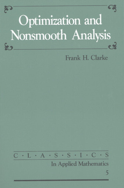 Optimization and Nonsmooth Analysis (Paperback / softback) 9780898712568