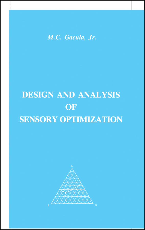 Design and Analysis of Sensory Optimization (Hardback) 9780917678318
