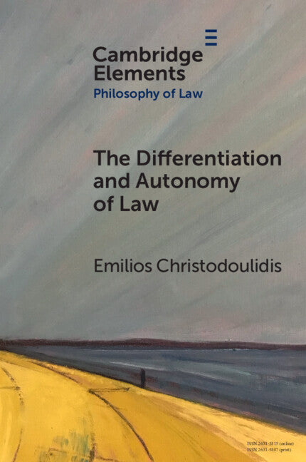 The Differentiation and Autonomy of Law (Paperback / softback) 9781009001311