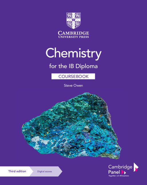 Chemistry for the IB Diploma Coursebook with Digital Access (2 Years) (Multiple-component retail product) 9781009052658