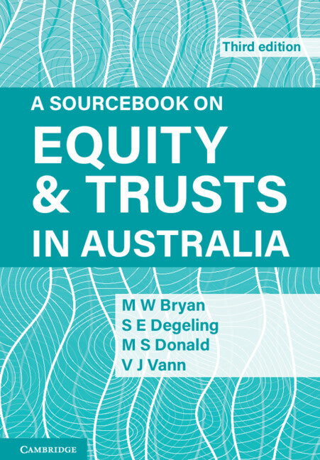 A Sourcebook on Equity and Trusts in Australia (Paperback / softback) 9781009073912