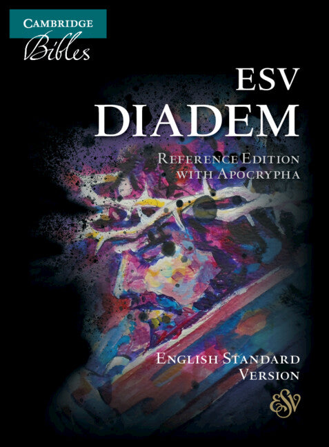 ESV Diadem Reference Edition with Apocrypha, Black Calf Split Leather, Red-letter Text, ES544:XRA (Leather / fine binding) 9781009087643