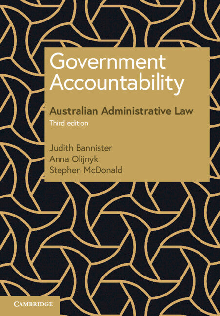 Government Accountability; Australian Administrative Law (Paperback / softback) 9781009102926