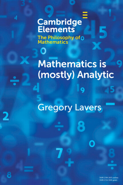 Mathematics is (mostly) Analytic (Paperback / softback) 9781009111119