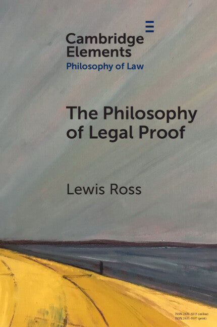 The Philosophy of Legal Proof (Paperback / softback) 9781009125048