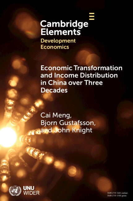 Economic Transformation and Income Distribution in China over Three Decades (Paperback / softback) 9781009357630