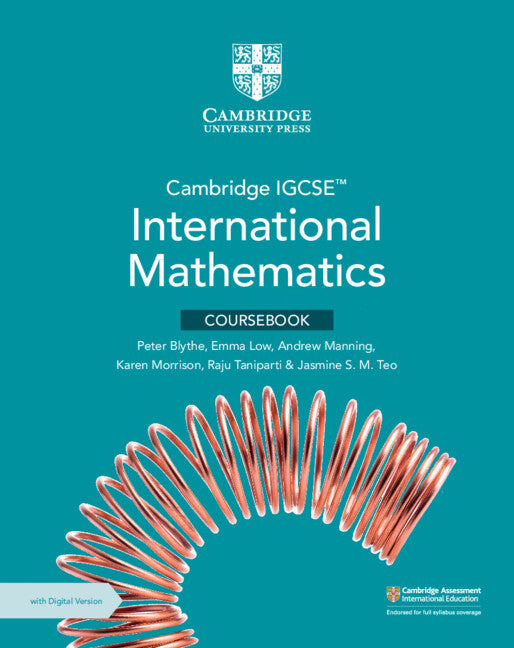 Cambridge IGCSE™ International Mathematics Coursebook with Digital Version (2 Years' Access) (Multiple-component retail product) 9781009377676