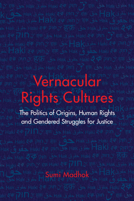 Vernacular Rights Cultures (Paperback / softback) 9781009423939