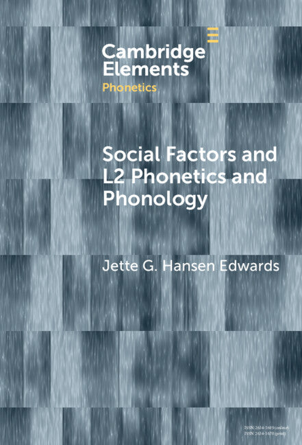 Social Factors and L2 Phonetics and Phonology (Hardback) 9781009468169