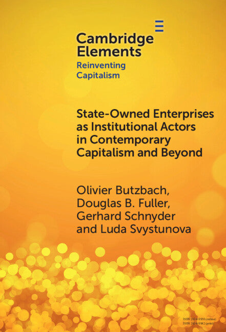 State-Owned Enterprises as Institutional Actors in Contemporary Capitalism and Beyond (Hardback) 9781009474108