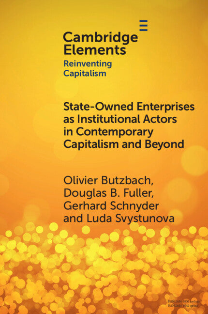 State-Owned Enterprises as Institutional Actors in Contemporary Capitalism and Beyond (Paperback / softback) 9781009474122