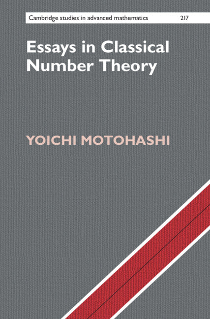 Essays in Classical Number Theory (Hardback) 9781009504553