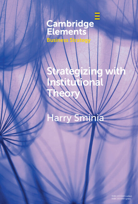 Strategizing With Institutional Theory (Hardback) 9781009507660
