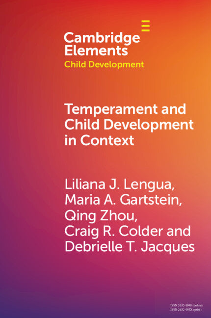 Temperament and Child Development in Context (Paperback / softback) 9781009521857
