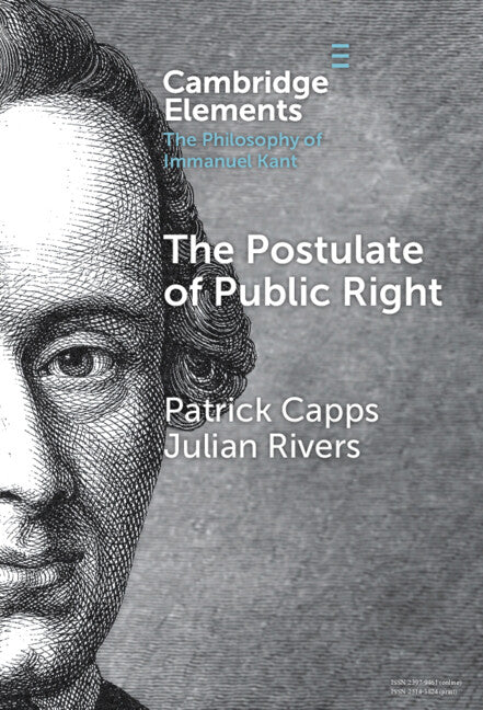 The Postulate of Public Right (Hardback) 9781009532730