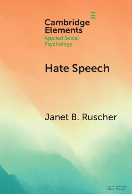 Hate Speech (Hardback) 9781009534673