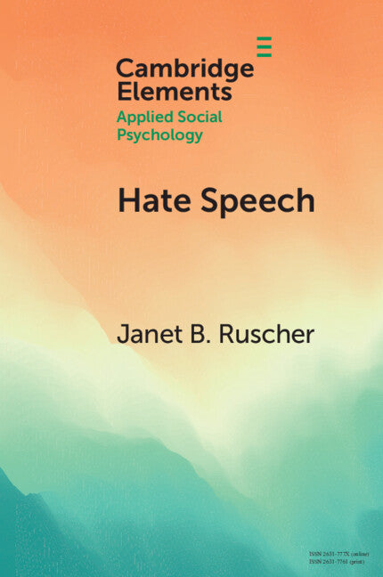 Hate Speech (Paperback / softback) 9781009534680