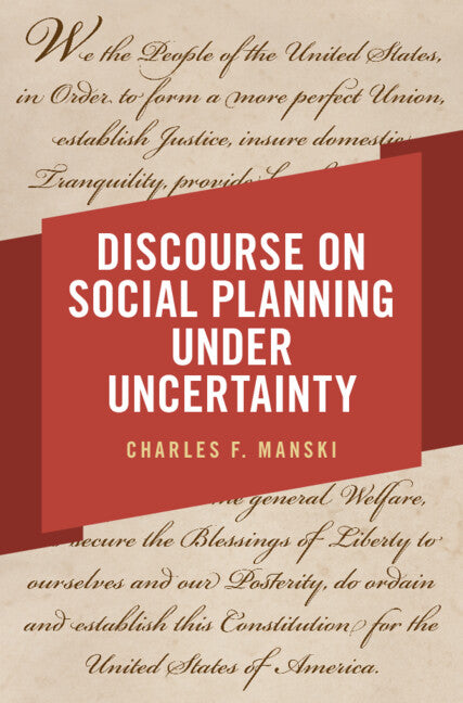 Discourse on Social Planning under Uncertainty (Hardback) 9781009556781