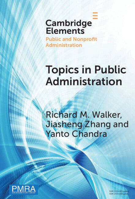 Topics in Public Administration; Perspectives from Computational Social Sciences and Corpus Linguistics (Hardback) 9781009571982