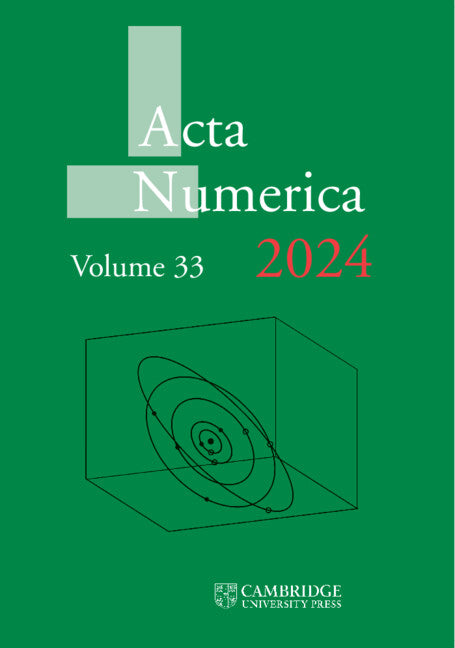 Acta Numerica 2024: Volume 33 (Hardback) 9781009576819