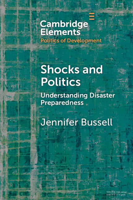 Shocks and Politics; Understanding Disaster Preparedness (Paperback / softback) 9781009635318