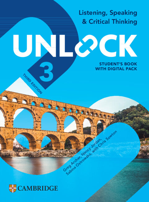 Unlock Level 3 Listening, Speaking and Critical Thinking Student's Book with Digital Pack (Multiple-component retail product) 9781009797559