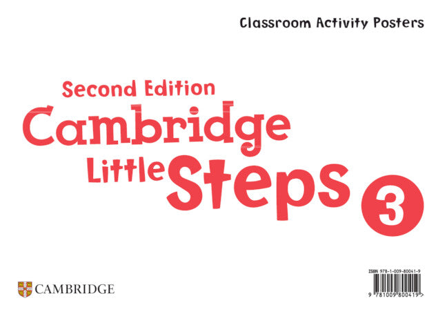 Cambridge Little Steps Level 3 Classroom Activity Posters (Poster) 9781009800419