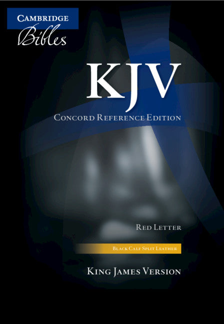 KJV Concord Reference Bible, Black Calf Split Leather, KJ564:XR (Leather / fine binding) 9781107602656