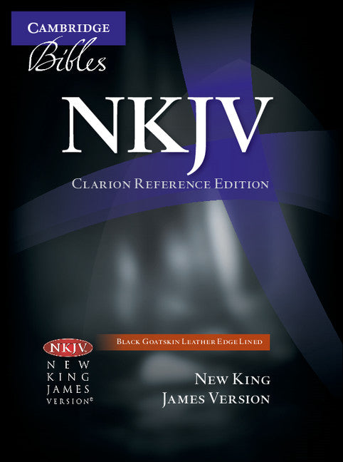 NKJV Clarion Reference Bible, Black Edge-lined Goatskin Leather, NK486:XE (Leather / fine binding) 9781107620094