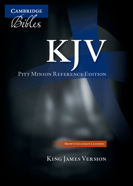 KJV Pitt Minion Reference Bible, Brown Goatskin Leather, KJ446:X (Leather / fine binding) 9781107654525