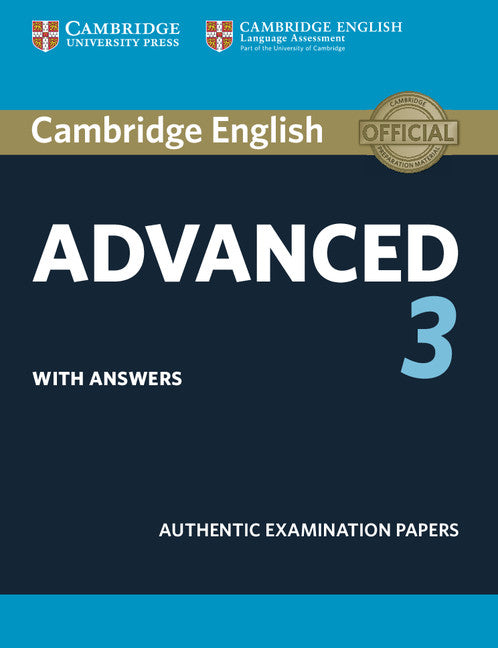 Cambridge English Advanced 3 Student's Book with Answers (Paperback / softback) 9781108431217