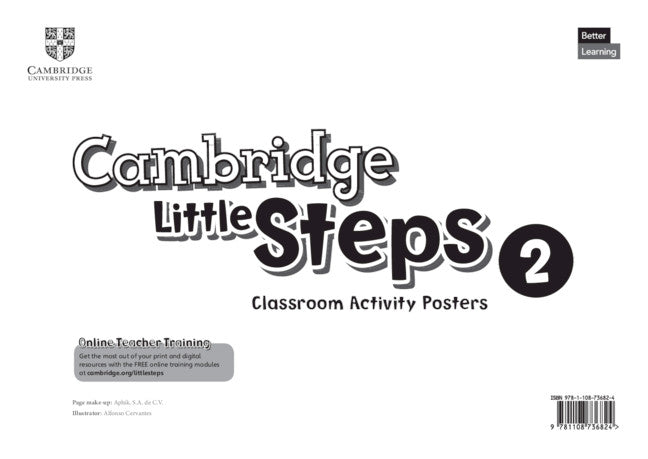 Cambridge Little Steps Level 2 Classroom Activity Posters (Poster) 9781108736824