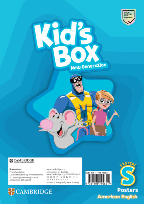 Kid's Box New Generation Starter Posters American English (Poster) 9781108795821