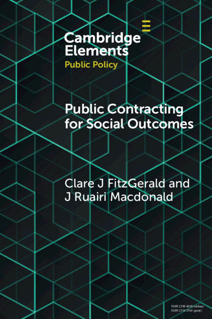 Public Contracting for Social Outcomes (Paperback / softback) 9781108948975