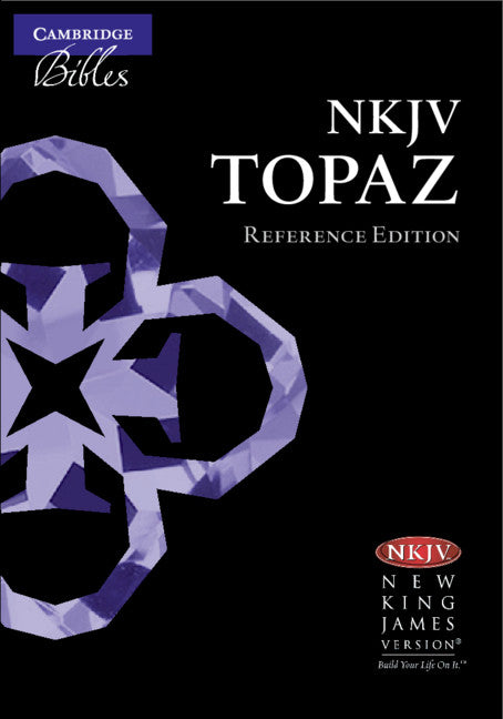 NKJV Topaz Reference Edition, Dark Blue Goatskin Leather, NK676:XRL (Leather / fine binding) 9781108949835
