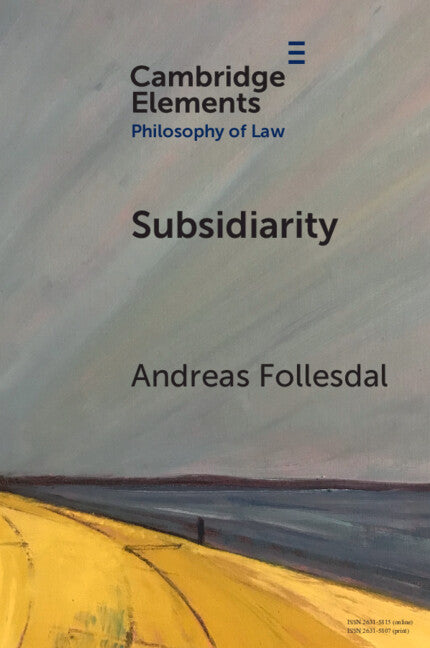 Subsidiarity (Paperback / softback) 9781108995238