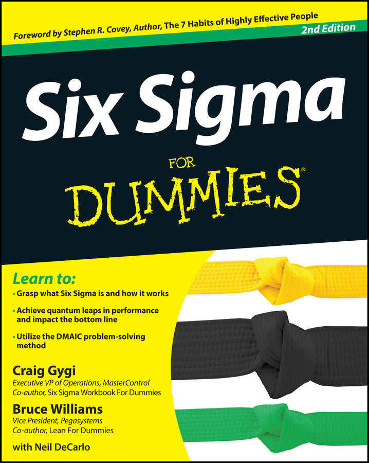 Six Sigma For Dummies (Paperback / softback) 9781118120354