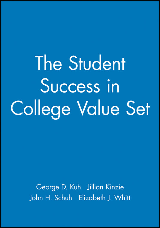 The Student Success in College Value Set (Paperback / softback) 9781118121467