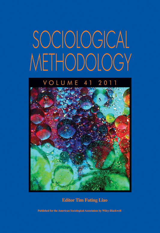 Sociological Methodology, Volume 41, 2011 (Hardback) 9781118266557