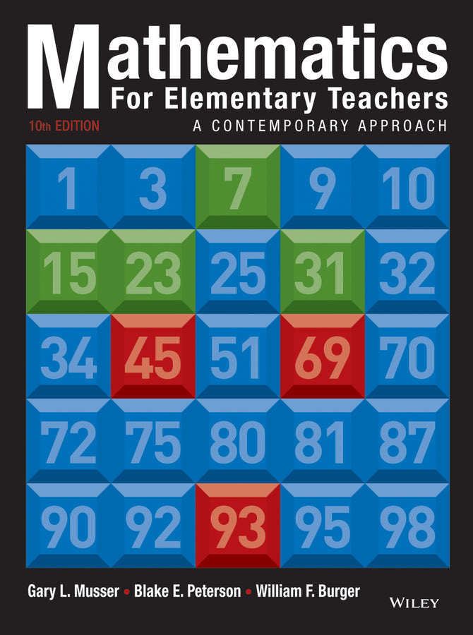 Mathematics for Elementary Teachers; A Contemporary Approach (Hardback) 9781118457443