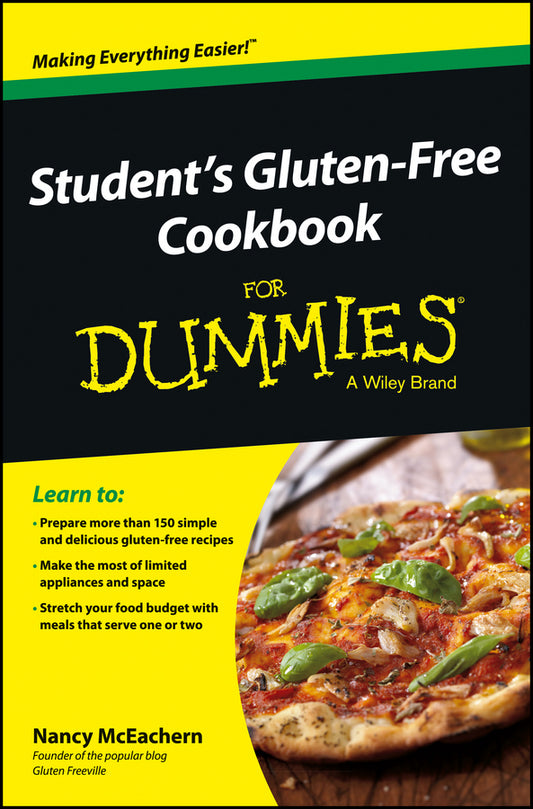 Student's Gluten-Free Cookbook For Dummies (Paperback / softback) 9781118485842
