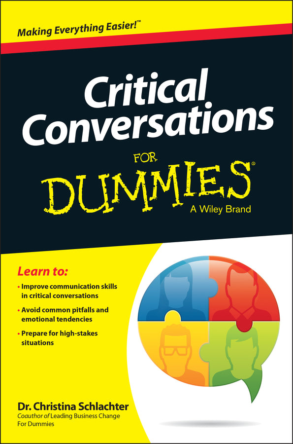 Critical Conversations For Dummies (Paperback / softback) 9781118490310
