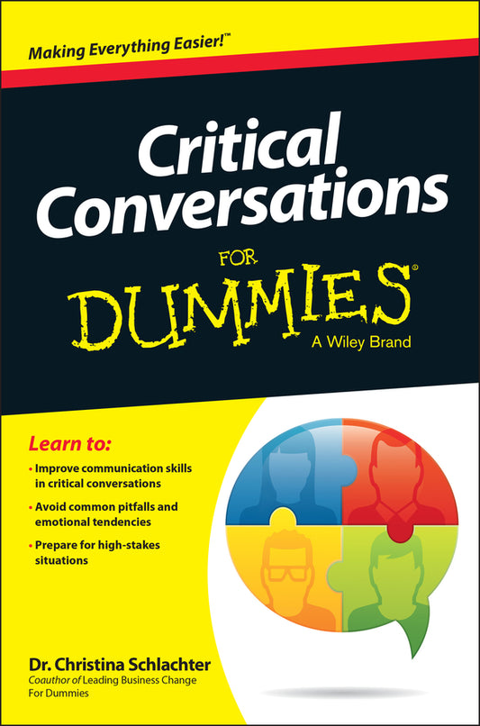 Critical Conversations For Dummies (Paperback / softback) 9781118490310