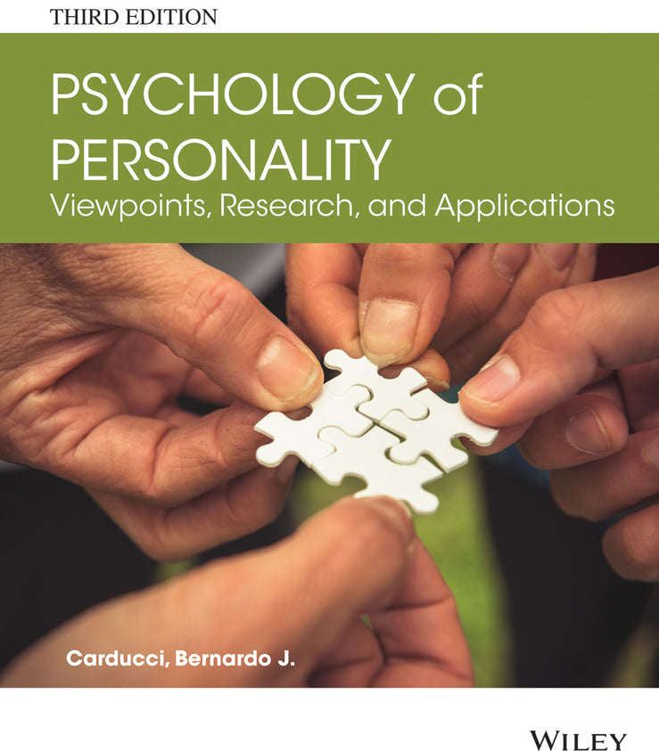 Psychology of Personality; Viewpoints, Research, and Applications (Paperback / softback) 9781118504437