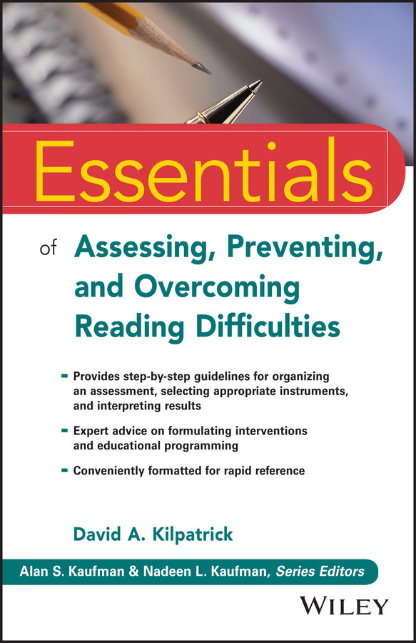 Essentials of Assessing, Preventing, and Overcoming Reading Difficulties (Paperback / softback) 9781118845240