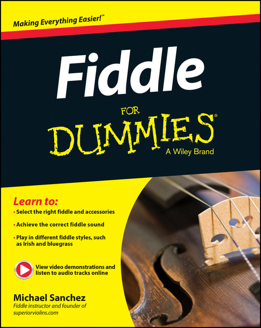Fiddle For Dummies; Book + Online Video and Audio Instruction (Paperback / softback) 9781118930229