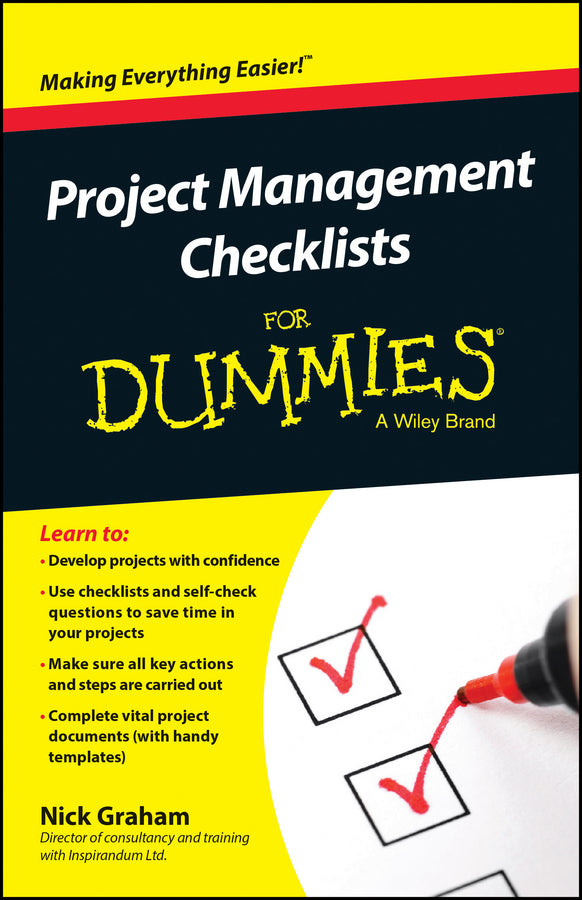 Project Management Checklists For Dummies (Paperback / softback) 9781118931431