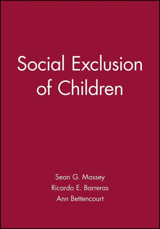Social Exclusion of Children (Paperback / softback) 9781118931714